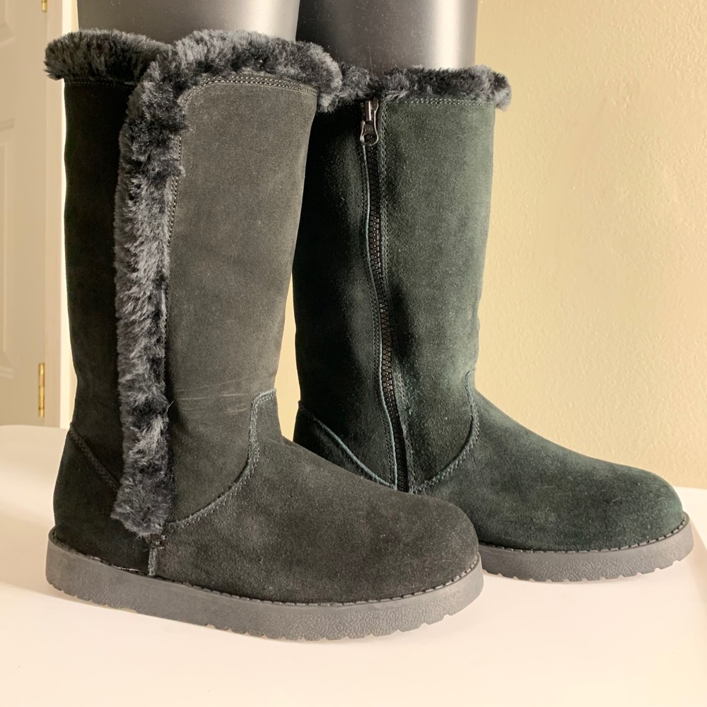 Women Genuine Suede Winter Boots